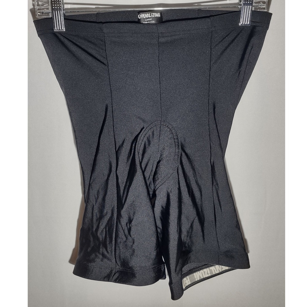 Pearl Izumi Black Padded Cycling Shorts Made in USA Large